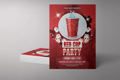 Red Cup Party Flyer Template Product Image 2