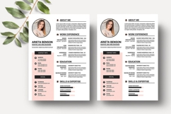 Clean &amp; Minimal Resume Template Product Image 2