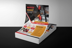 Auto Glass Service Flyer Template. Canva, Word &amp; Psd Product Image 3