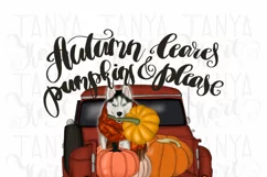 Autumn Truck | Sublimation File | Husky Png Product Image 3