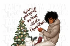 African American Melanin Christmas PNG Product Image 3