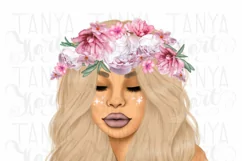 Bloom Woman Png | Floral Wreath Product Image 3