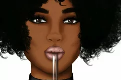 African American Sublimation | Boba Tea Png Product Image 4