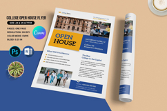 College Open House Flyer Template Product Image 1
