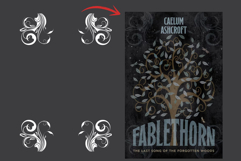 133 Fantasy Art Borders &amp; 40 Flourishes Product Image 5