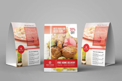 Restaurant Table Tent Template Product Image 2