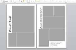 Model Comp Card Template Product Image 2
