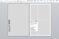 Model Comp Card Template Product Image 2