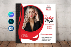 Ladies Night Party Flyer Template Product Image 1