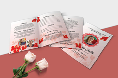 Floral Funeral Program Template Product Image 2