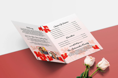 Floral Funeral Program Template Product Image 4