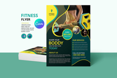 Fitness Flyer Template. Canva, Photoshop and Ms Word Product Image 1