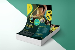 Fitness Flyer Template. Canva, Photoshop and Ms Word Product Image 4