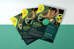 Fitness Flyer Template. Canva, Photoshop and Ms Word Product Image 3