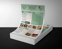 Restaurant Menu Flyer Product Image 2