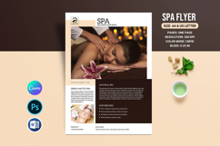 Spa and Beauty Salon Flyer Product Image 1