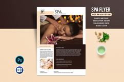 Spa and Beauty Salon Flyer Product Image 1