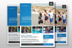 Triathlon Flyer Template Product Image 3