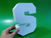 3D Letter Svg "S" With Layers Template Product Image 6