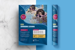 Swimming Lessons Flyer Template Product Image 2