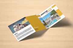 Architecture Square Trifold Brochure Product Image 2