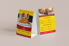Restaurant Table Tent Template Product Image 2