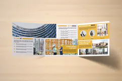 Architecture Square Trifold Brochure Product Image 3