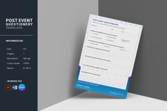 Post Event Questionnaire Template Product Image 1