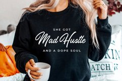 She Got Mad Hustle And A Dope Soul SVG, Girl Boss Svg Product Image 1