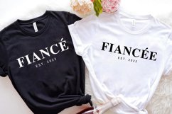 Fiancé Svg, Fiancée Svg, Fiance Est 2022 Cut File Product Image 1