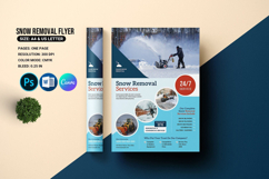 Snow Removal Service Flyer Template Product Image 1