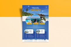 Travel Itinerary Flyer Template Product Image 4