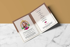Floral Funeral Program Template Product Image 2