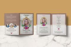 Floral Funeral Program Template Product Image 4