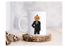 Jack O Lantern Man, Halloween Pumpkin Head PNG Product Image 3
