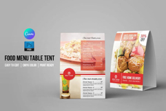 Restaurant Table Tent Template Product Image 1