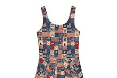 250th Anniversary USA Seamless Patchwork Patterns - 3 JPGs Product Image 3