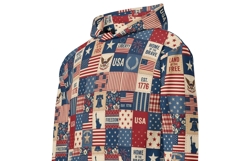 250th Anniversary USA Seamless Patchwork Patterns - 3 JPGs Product Image 5