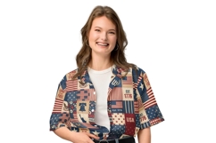 250th Anniversary USA Seamless Patchwork Patterns - 3 JPGs Product Image 4
