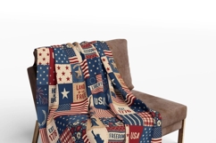 250th Anniversary USA Seamless Patchwork Patterns - 3 JPGs Product Image 2