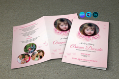 Child Funeral Program Template Product Image 1