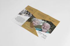 Trifold Funeral Program Template Product Image 2