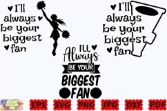I'll Always Be Your Biggest Fan SVG | Cheer SVG | Sport SVG Product Image 2