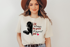 I&#039;ll Always Be Your Biggest Fan Football SVG Quote Product Image 1