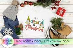 I'll Be Gnome For Christmas Sublimation | Christmas Gnomes Product Image 1