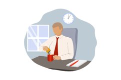 Businessman like coffee,drinking coffee, tea break time Product Image 1