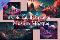 Muslims Mosque. Illustration. Product Image 1
