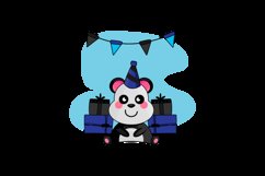 Illustration panda birthday design character Product Image 2