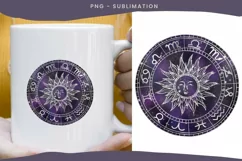 Zodiac Circle Astrology Symbols Png Sublimation Product Image 2