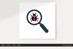 Insect Magnifying Glass SVG Cut File for Kids Science Product Image 1